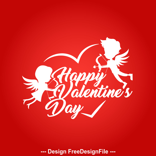 Red background valentines day vector