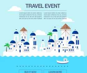 Resort illustration vector