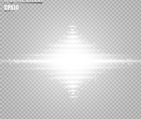 Special glow light effect vector