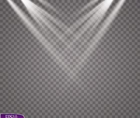 Spotlights vector