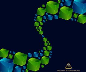 Square curve vector illustration