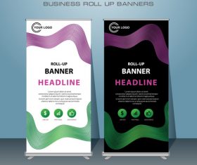 Stand Banner design vector template