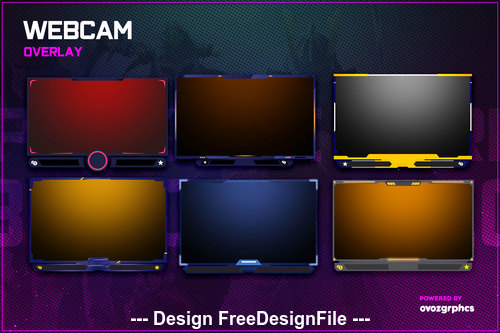 Stream Package psd template
