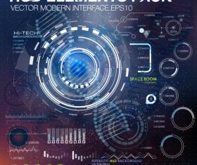 Tech information backgrounds vector