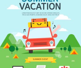 Vacation travel vector