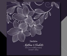 Vector invite you to wedding ceremony