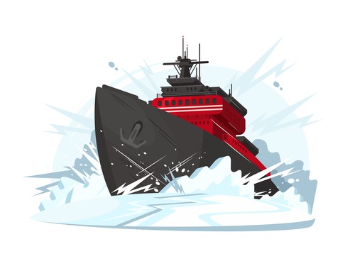 Warship Conceptual Illustrations vector
