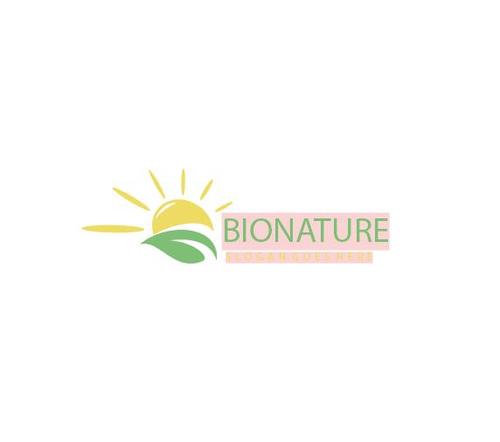bio nature logo vector