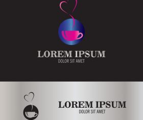 coffe cafe symbol logo vector