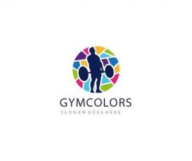 gym logo vector