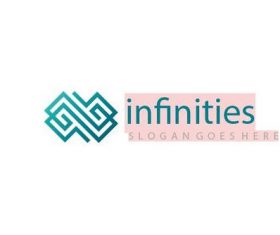 infinity logo vector