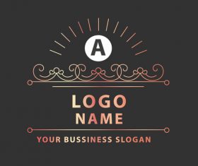 monograms and logos in vector
