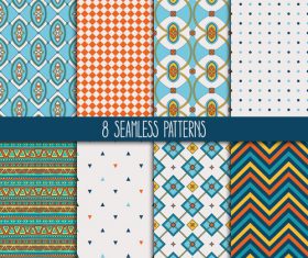 yellow and blue patterns vector