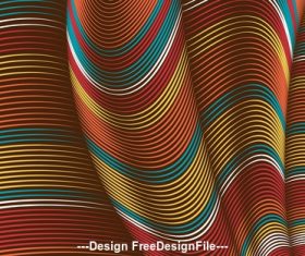 Сreative blend decorative geometric background vector 02