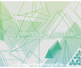 12 Kind Geometric PS Brushes