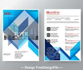 Abstract background for poster brochure flyer design vector