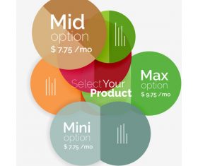 Abstract circle background vector