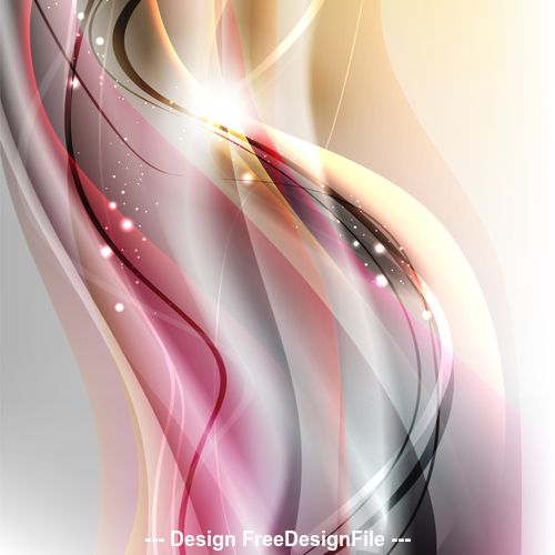Abstract color bright light background vector