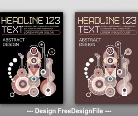 Abstract design template vector