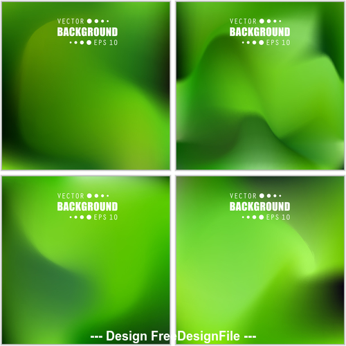 Abstract green blur background vector