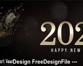 Abstract hand background new year greeting card vector 02