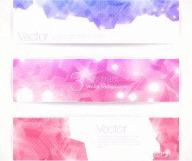 Abstract vector background banner