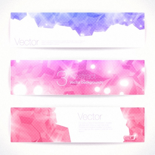 Abstract vector background banner