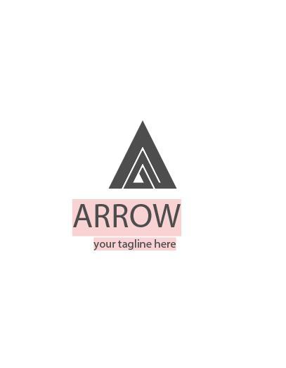 Arrow A Letter Logo vector