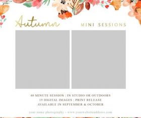Autumn Styles Sessions PSD Template
