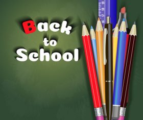 Back to school background illustration vector