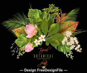 Backgrounds with Flowers vector