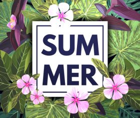 Backgrounds with spring flowers vector