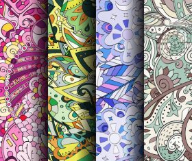 Banner tracery background vector