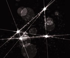 Black background abstract virtual light vector
