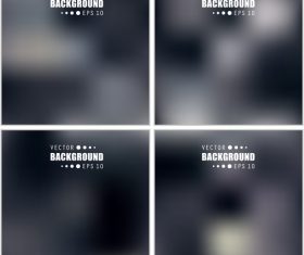 Black gradient multicolored blurred abstract background vector