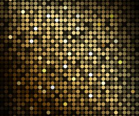 Bright background mosaic from gold particles vector 01