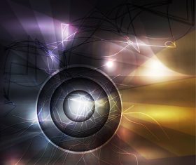 Bright light abstract background vector 01