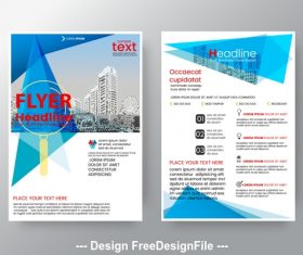 Brochure flyer design layout vector template
