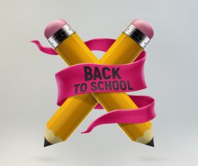 Cartoon Back to school vector