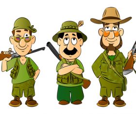 Cartoon funny character illustration vector