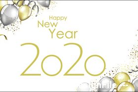 Celebrate 2020 new year banner vector