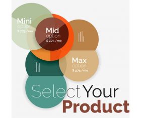 Circle abstract background vector