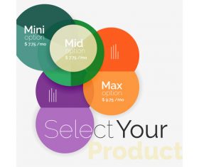 Circle background vector