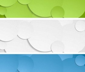 Cloud silhouette banner vector