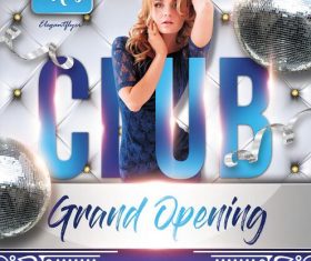Club Party 2019 Flyer PSD template