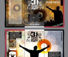 Club template design vector