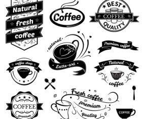 Coffee shop logo vector