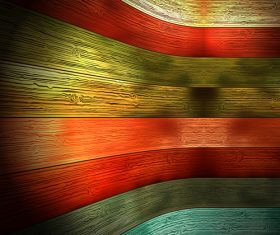 Color wooden boards design backgrounds vector