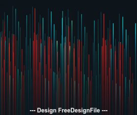 Colored lines background vector