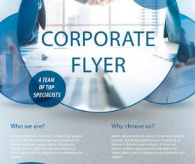 Corporate PSD Flyer Template